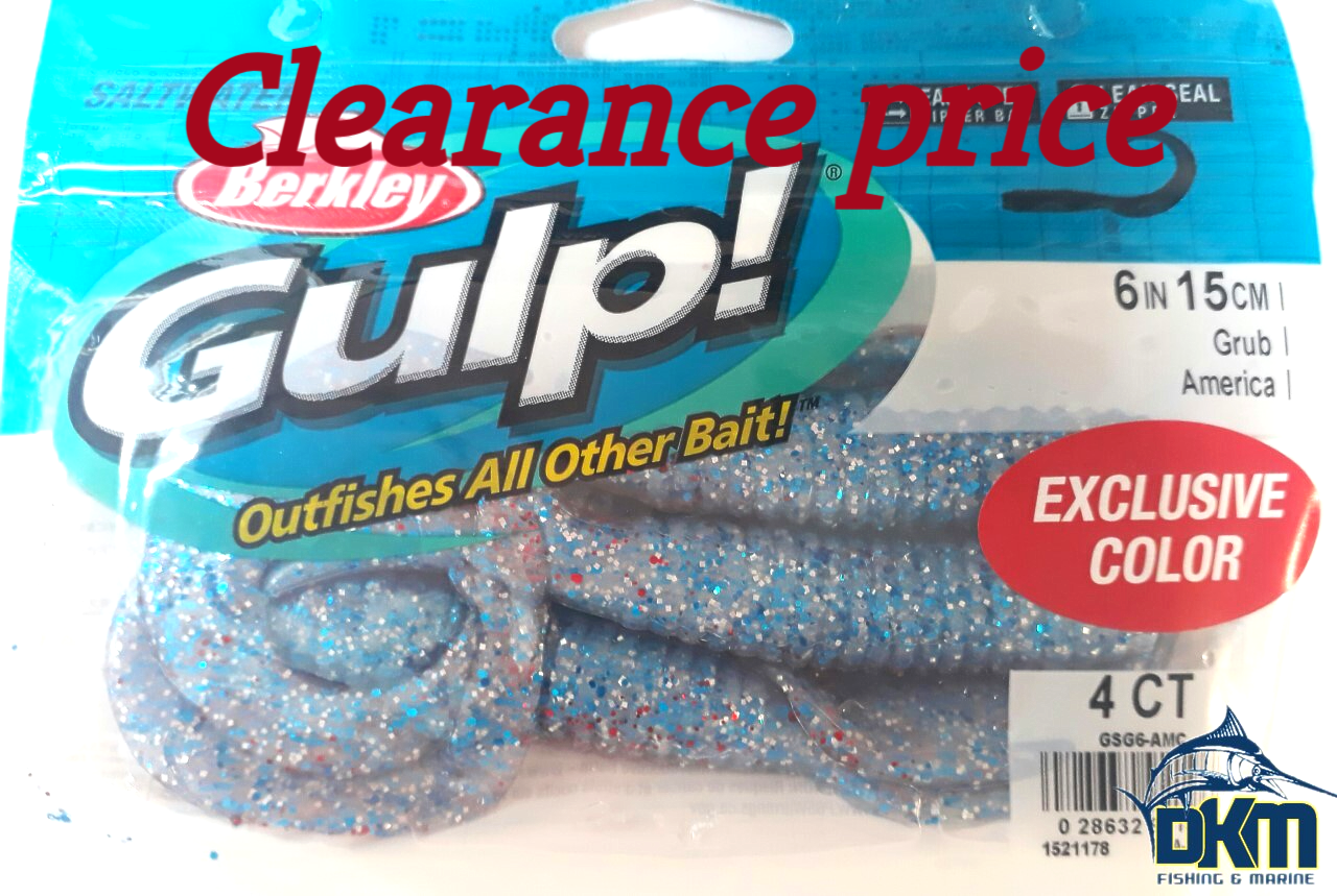 Berkley Gulp Grub 6in 15cm America PK4