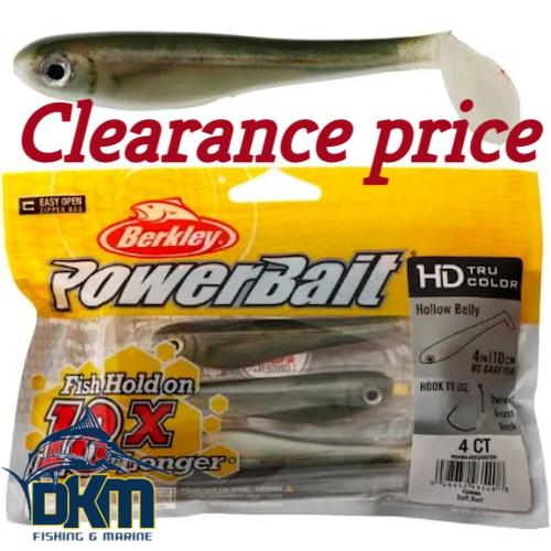 Berkley Powerbait Hollow Belly 4in 10cm HD Garfish PK4