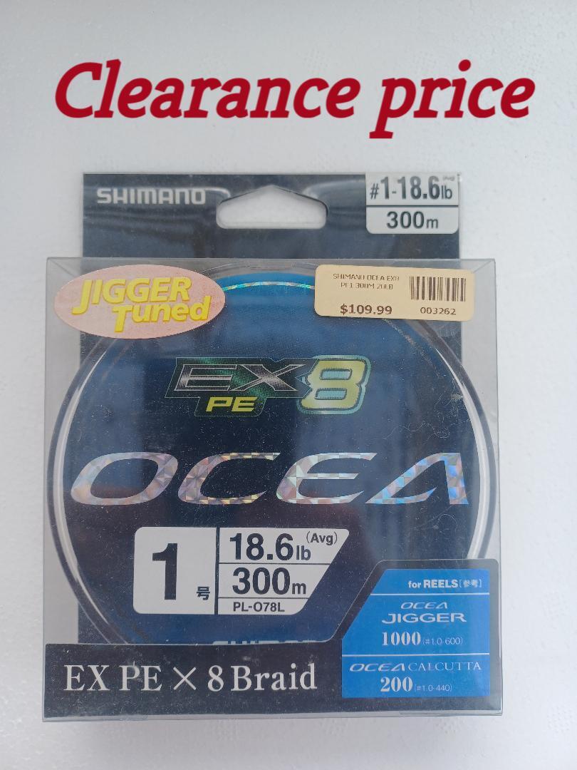 Shimano Ocea EX 8 PE1 300m 18.6lb