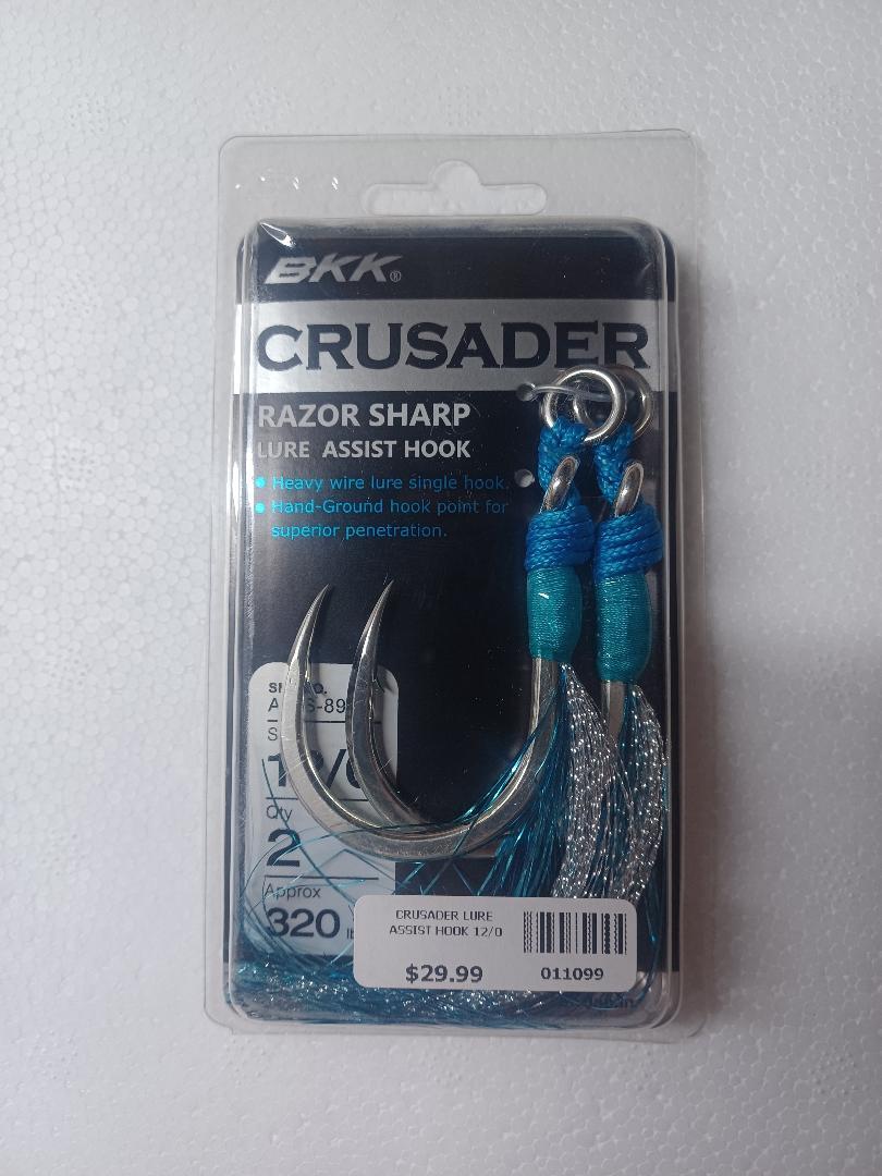 BKK Crusader Lure Assist Hooks 12/0 PK2