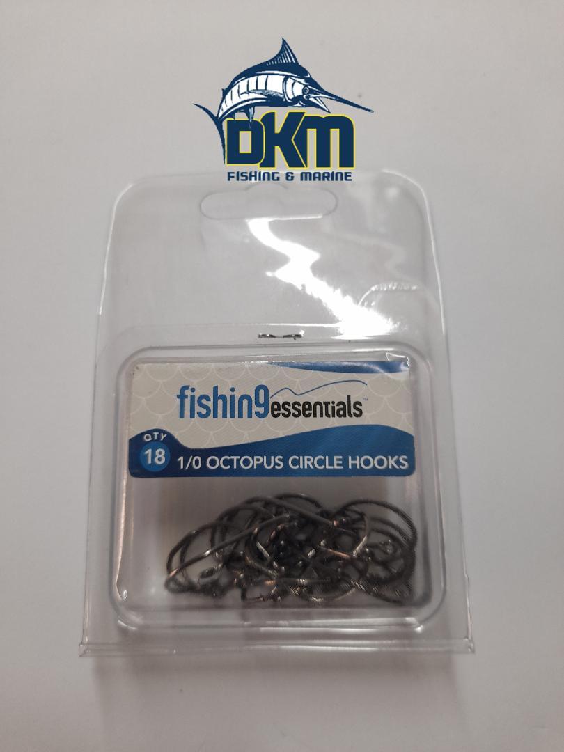 thumbnail image 2 of DS Custom Tackle 25pc Offset Octopus Circle Hooks - Sizes 6/0 To 10/0, Black 2 of 6