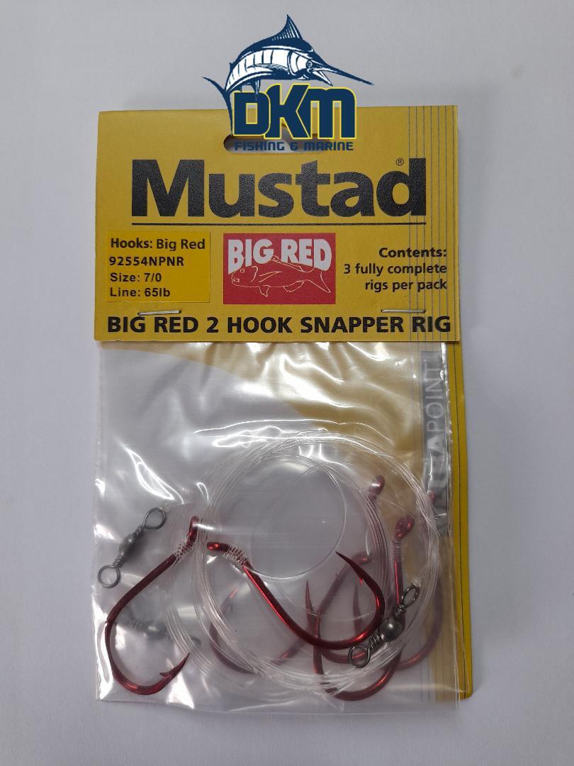 MUSTAD 80BRSR2 BIG RED SNAPPER RIG 7/0