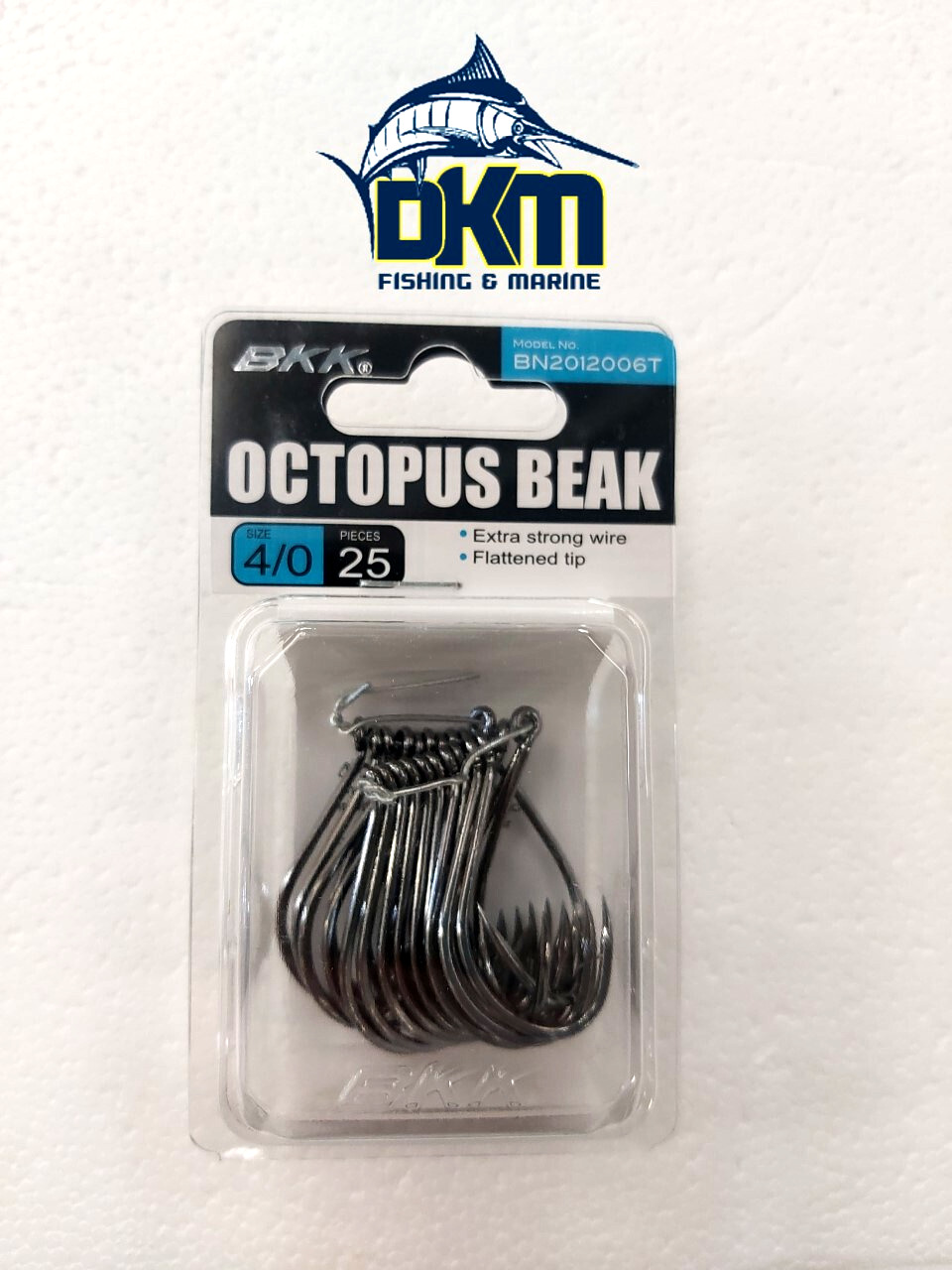 BKK Black Nickel Octopus Beak 4/0 PK25