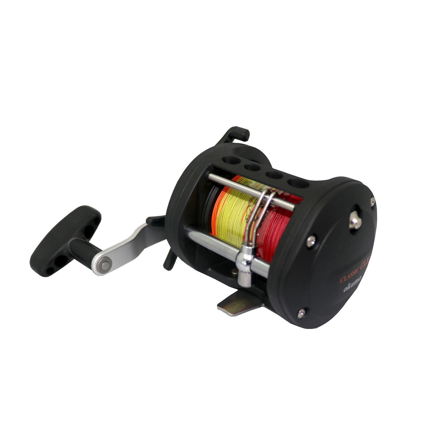 OKUMA Classic XT Levelwind 200L Reel spooled with 20 yards leadline over  mono