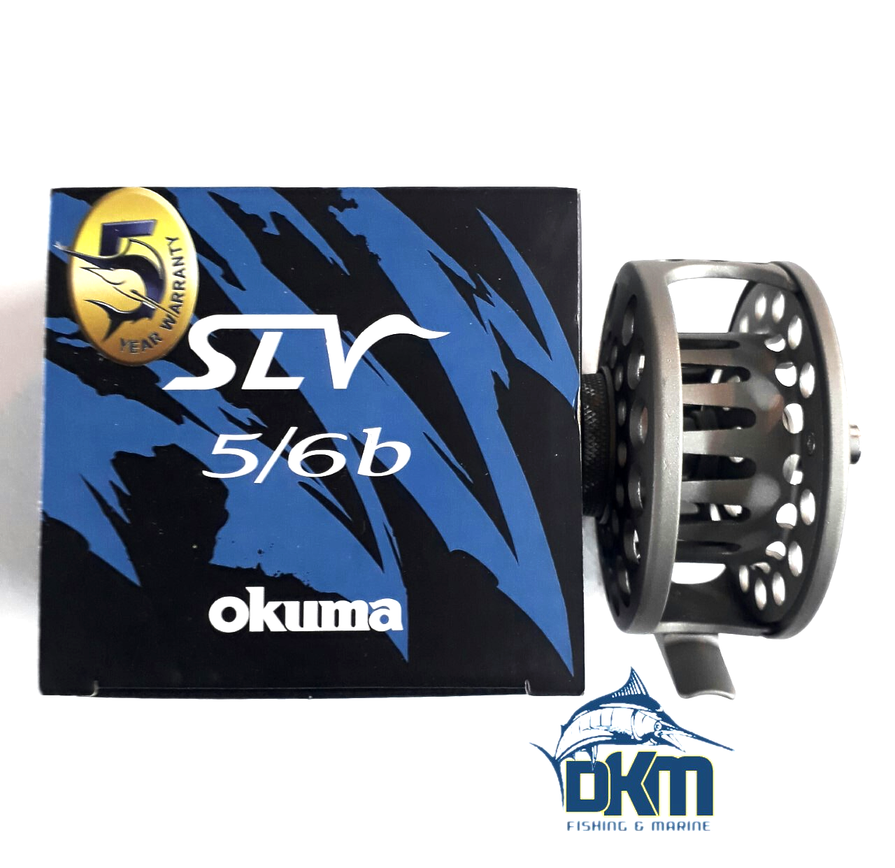 OKUMA REEL FLY SLV LARGE ARBOR NEW 5/6B