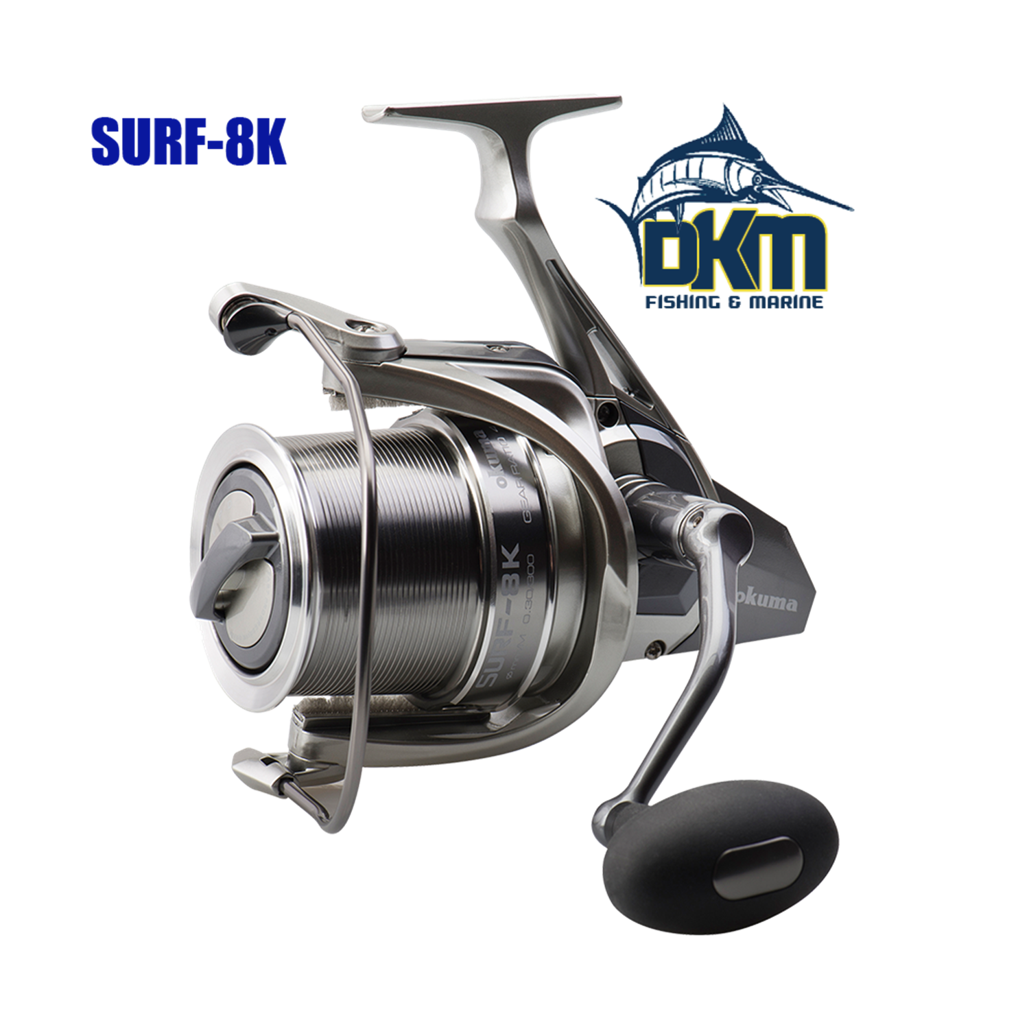 Okuma Surf 8K reel 5+1BB ALUM LONG CAST SPOOL