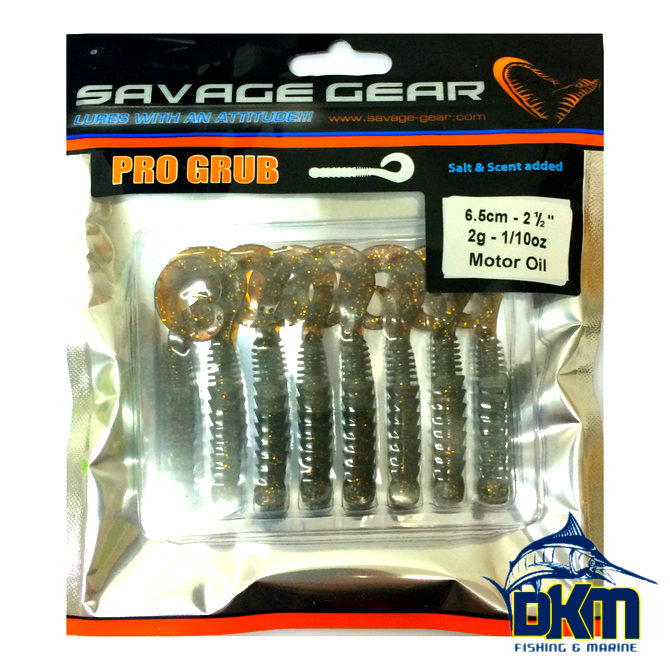 Savage Gear Pro Grub 6.5cm 2g Motor Oil PK8