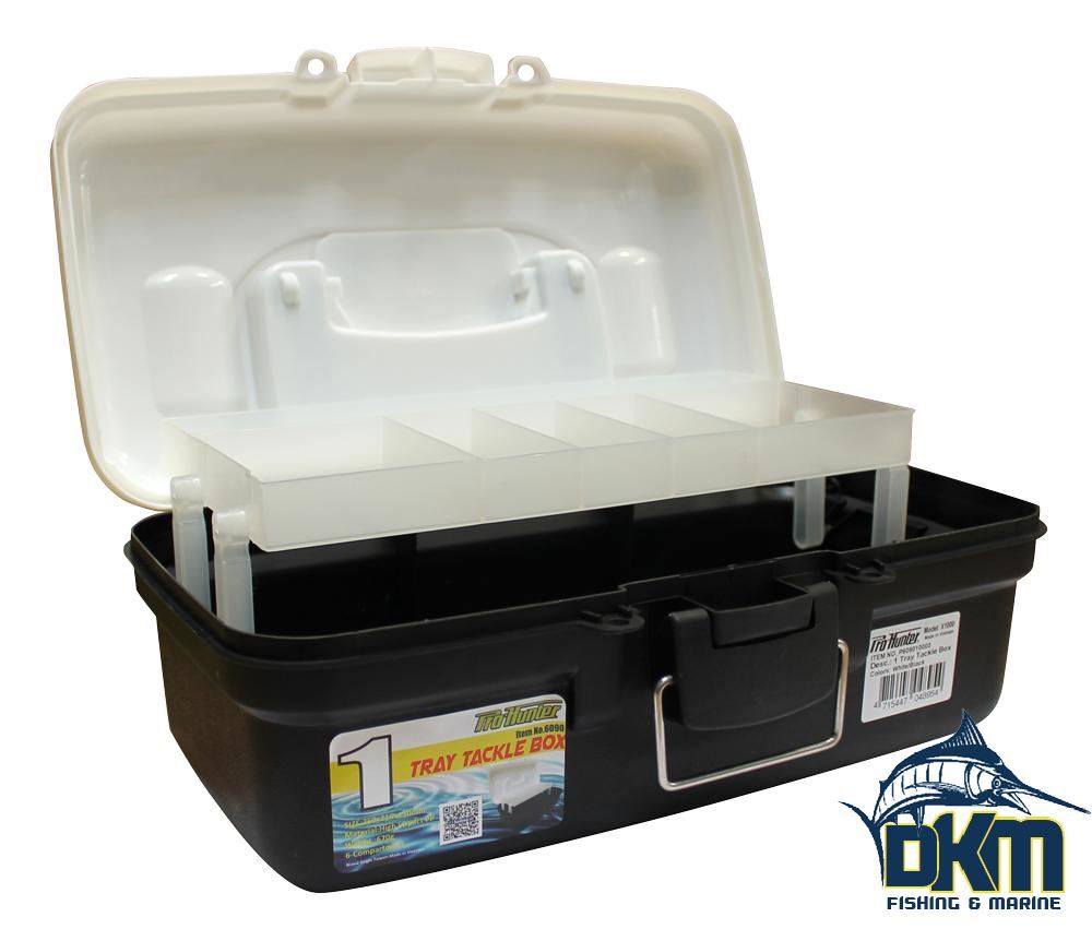 One Tray Tackle Box - White