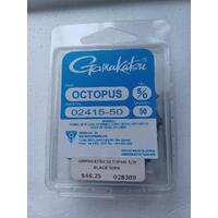 Gamakatsu 5/0 Octopus Hooks 50pk