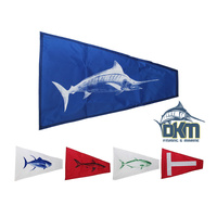 Game Fishing Catch Flags Set of 5