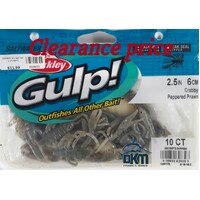 Berkley Gulp 2.5in 6cm Crabby Peppered Prawn