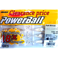 Berkley Powerbait Fork Minnow Disco Violet 3.5IN 9CM