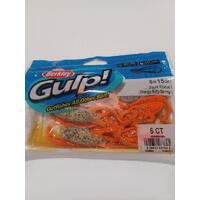 Berkley Gulp 6" 15cm Squid Vicious Orange Belly Shrimp
