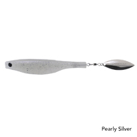 Black Magic Dartspin 5.5" Pearly Silver PK2
