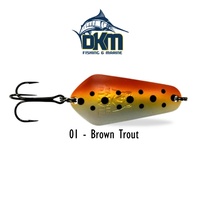 Devil Spoon 01 12.5g Brown Trout