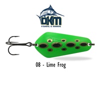 Devil Spoon 08 12.5g Lime Frog