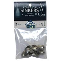 STARFISH SWIVEL SINKER PACKET 1/2OZ (7 PER PACK)