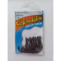 Gamakatsu 4/0 Octopus Circle Hooks 25pk