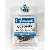 Gamakatsu 2/0 Octopus Hooks Pack of 50 Minibulk