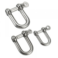 D Shackle Stainless Steel 4mm