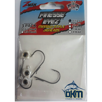 Z-MAN Finesse EyeZ 1/0 1/12 OZ Pearl 3PK