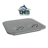 375mm x 370mm Medium Grey Hatch Nuova Rade