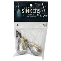 Starfish Clipon Sinker Packet 4oz (2 per pack)