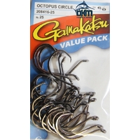 Gamakatsu 6/0 Octopus Circle Hooks Pack of 25
