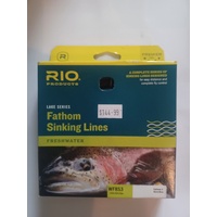 Rio Lake Series Fathom Sinking Lines WF8S3 Black/Blue