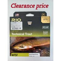 Rio Freshwater Trout Series Technical Trout WF5F Floating Blue/Peach/Gray