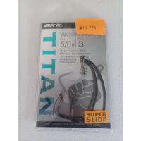 BKK Titan Softbait Worm Hook 5/0 3pk