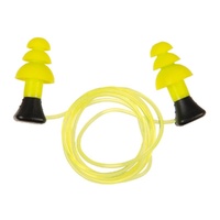 Allen Ultrx Tethered Silicone Plug, Yellow, 3Pr
