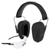 Allen Ultrx Shield Ear/ Eye Protection Combo, Gray