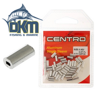 Centro Aluminium Sleeve  80lb  0.8mm (Pk50)