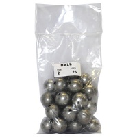 Ball Sinker Bulk Pack 2oz (25 per pack)