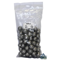 Ball Sinker Bulk Pack - 3/4oz (100 per pack)