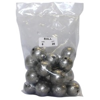 Ball Sinker Bulk Pack 8oz (20 per pack)