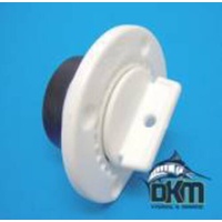 Self Bailer/Scupper with Non Return Valve-White Ext