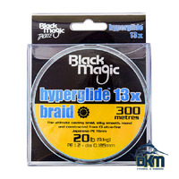 Black Magic Hyperglide Braid 20lb 300m