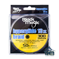 Black Magic Hyperglide Braid 50lb 300m
