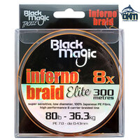 Black Magic Inferno Braid Elite 80lb 300mtr