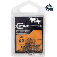 Black Magic C Point Hooks Size 02 Pk13