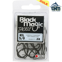 Black Magic KL Hooks 5/0 Bulk PK28