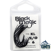 Black Magic KL 5/0 Pk6 Hooks