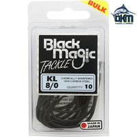 Black Magic KL Hooks 8/0 Bulk PK10