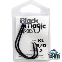 Black Magic KL Black 8/0 PK2 Hooks