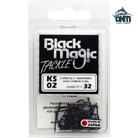 Black Magic KS Hooks Size 02 Economy Pk32