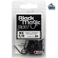 Black Magic KS Hooks Size 1/0  Economy Pk30