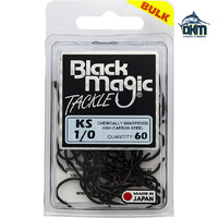 Black Magic KS Hooks Size 1/0 Bulk Pk60
