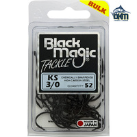 Black Magic KS Hooks size 3/0 Bulk Pk52